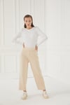 ANEMONE SOĞUK İPLİK PANTOLON BEJ