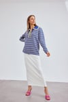 AQUİLA MERSERİZE BLUZ SARI-SAKS