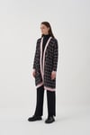 BELLATRİX TRİKO HIRKA SİYAH-PEMBE