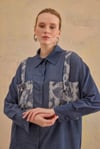 DİNA TENCEL GÖMLEK LACİVERT
