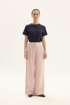 ELVİRA 100% KETEN PALAZZO PANTOLON PEMBE