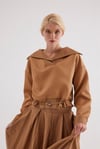 EMMA KISA SWEATSHIRT CAMEL
