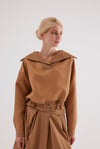 EMMA KISA SWEATSHIRT CAMEL