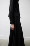 INES TAŞLI ETEKLİ TAKIM SİYAH