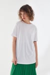 KISA KOLLU BASİC TSHIRT BEYAZ