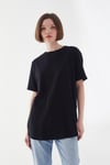 KISA KOLLU BASİC TSHIRT SİYAH