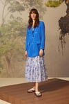 LAYA FİLLSENS BLAZER CEKET SAKS
