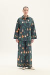 MOLLY COTTON PANTOLONLU TAKIM DESENLİ