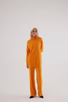 ORİEN MERSERİZE PANTOLON ORANJ