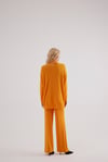 ORİEN MERSERİZE PANTOLON ORANJ