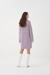 SHAULA FERMUARLI TRİKO HIRKA LİLA