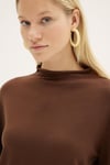 SİCİLYA BASIC BLUZ KAHVE