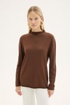 SİCİLYA BASIC BLUZ KAHVE