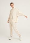 SPİCA FERMUARLI SWEAT KAP - BEJ