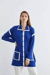 TARAZED MERSERİZE HIRKA SAKS-EKRU