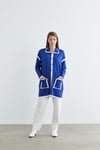 TARAZED MERSERİZE HIRKA SAKS-EKRU
