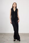 THELMA TRİKO PANTOLON SİYAH