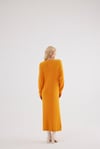 TRİKO ELBİSE ORANJ