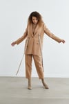 TÜVİT DETAYLI BLAZER BEJ