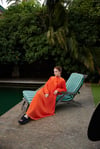 VESNA PİLİSE ELBİSE ORANJ