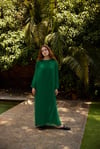 VESNA PİLİSE ELBİSE YEŞİL