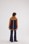VİVET BUKLE BOMBER MAVİ-CAMEL