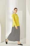 WAVY TRİKO TUNİK SARI
