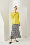WAVY TRİKO TUNİK SARI