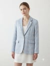 Anne Kız Kadın Kız Çocuk %100 Pamuk Çiçek Nakışlı Blazer CeketCeketHilal Akıncı Kids