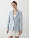 Anne Kız Kadın Kız Çocuk %100 Pamuk Çiçek Nakışlı Blazer CeketCeketHilal Akıncı Kids