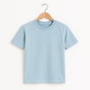 Basic Bisiklet Yaka Mavi T-shirtKız ÇocukHilal Akıncı Kids