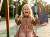 Gabardin Kız Çocuk Elbise Kız ÇocukHilal Akıncı Kids