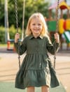 Gabardin Kız Çocuk Elbise Kız ÇocukHilal Akıncı Kids