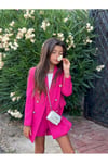 Gold Düğmeli Blazer CeketCeketHilal Akıncı Kids