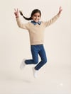 Kız Çocuk Denim Yaka Detaylı SweatshirtSweatshirtHilal Akıncı Kids