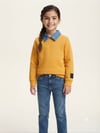Kız Çocuk Denim Yaka Detaylı SweatshirtSweatshirtHilal Akıncı Kids