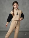 Kız Çocuk Fermuarlı Dik Yaka Sweatshirt Eşofman TakımıEşofman TakımıHilal Akıncı Kids