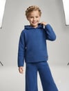 Kız Çocuk Kapüşonlu Cepli Sweatshirt Triko Pantolon 2'li TakımAlt-Üst TakımHilal Akıncı Kids