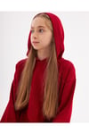 Kız Çocuk Kapüşonlu Cepli Sweatshirt Triko Pantolon 2'li TakımAlt - Üst TakımHilal Akıncı Kids