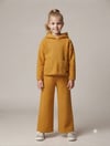 Kız Çocuk Kapüşonlu Cepli Sweatshirt Triko Pantolon 2'li TakımAlt-Üst TakımHilal Akıncı Kids