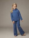 Kız Çocuk Kapüşonlu Cepli Sweatshirt Triko Pantolon 2'li TakımAlt-Üst TakımHilal Akıncı Kids