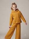 Kız Çocuk Kapüşonlu Cepli Sweatshirt Triko Pantolon 2'li TakımAlt-Üst TakımHilal Akıncı Kids