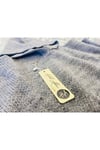 Kız Çocuk Kapüşonlu Triko Sweatshirt Asimetrik Kesim Kot Etek 2'li TakımAlt - Üst TakımHilal Akıncı Kids