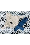 Kız Çocuk Kapüşonlu Triko Sweatshirt Kot Pantolon 2'li TakımAlt - Üst TakımHilal Akıncı Kids