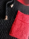 Kız Çocuk Kapüşonlu Triko Sweatshirt Renkli Cepli Etek 3'lü TakımAlt-Üst TakımHilal Akıncı Kids