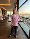 Kız Çocuk Kareli Blazer CeketCeketHilal Akıncı Kids