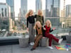 Kız Çocuk Kaşe Yelek Kazayağı Model Pantolon 2`li TakımAlt-Üst TakımHilal Akıncı Kids