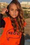 Kız Çocuk Kedi Model Triko Elbise Badi Çorap Üçlü TakımElbiseHilal Akıncı Kids