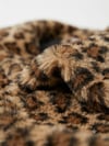 Kız Çocuk Leopar Model Peluş Yelek Siyah Badi Içi Kadife Likralı Tayt Bel Çantası 4'lü TakımAlt-Üst TakımHilal Akıncı Kids