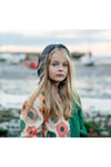 Kız Çocuk Mavi Baskılı Kapüşonlu SweatshirtSweatshirtHilal Akıncı Kids